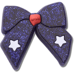 Women|Men|Jibbitz™ Charms Glittery Blue Bow Jibbitz™ charms | Crocs us