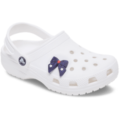 Women|Men|Jibbitz™ Charms Glittery Blue Bow Jibbitz™ charms | Crocs us