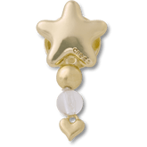 Women|Men|Jibbitz™ Charms Gold Star with Heart Dangle Jibbitz™ charms | Crocs Online