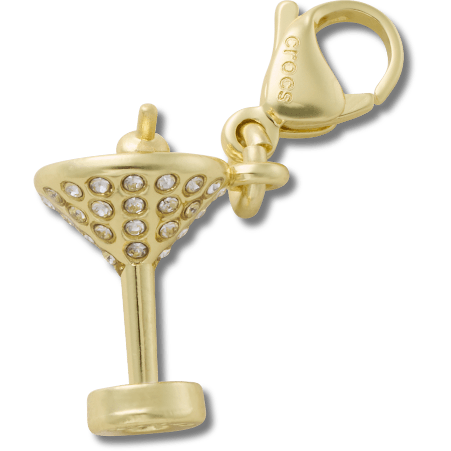 Women|Men|Kids Gold Martini Charm Jibbitz charm | Crocs For sale
