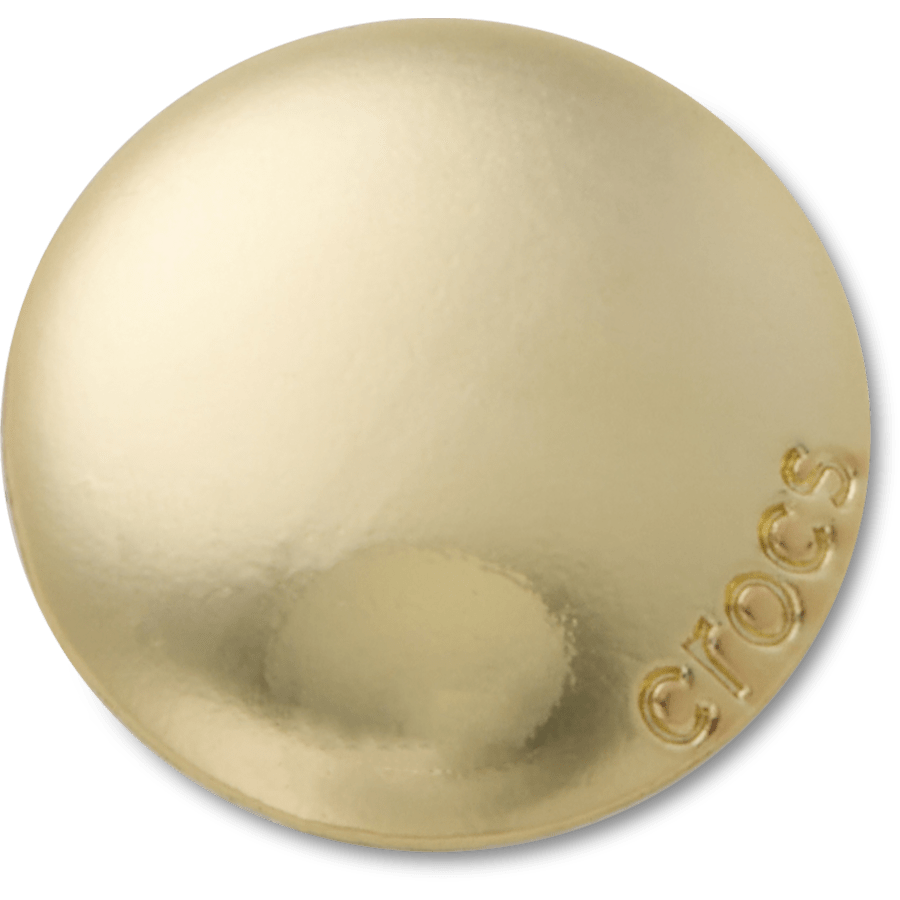 Women|Men Large Gold Circle Stud Jibbitz™ charms | Crocs On sale