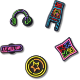 Women|Men|Jibbitz™ Charms Level Up Gamer 5 Pack Jibbitz™ charms | Crocs On sale