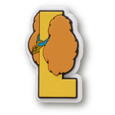 Women|Men|Kids|Jibbitz™ Charms Disney Character Letter L Jibbitz™ charms | Crocs Sale