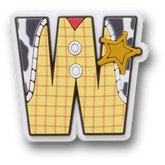 Women|Men|Kids|Jibbitz™ Charms Disney Character Letter W Jibbitz™ charms | Crocs Sale