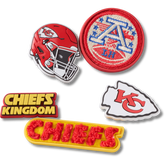 Women|Men|Jibbitz™ Charms NFL Kansas City Chiefs 5 Pack Jibbitz Shoe Charm | Crocs On sale