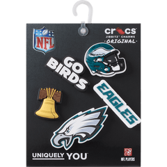Women|Men|Jibbitz™ Charms NFL Philadelphia Eagles 5 Pack Jibbitz Shoe Charm | Crocs Near me