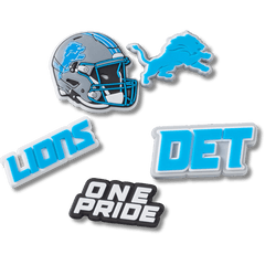 Women|Men|Jibbitz™ Charms NFL Detroit Lions 5 Pack Jibbitz Shoe Charm | Crocs Sale