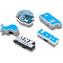 Women|Men|Jibbitz™ Charms NFL Detroit Lions 5 Pack Jibbitz Shoe Charm | Crocs Sale