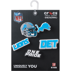 Women|Men|Jibbitz™ Charms NFL Detroit Lions 5 Pack Jibbitz Shoe Charm | Crocs Sale