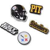 Women|Men|Jibbitz™ Charms NFL Pittsburgh Steelers 5 Pack Jibbitz Shoe Charm | Crocs Near me
