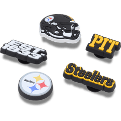 Women|Men|Jibbitz™ Charms NFL Pittsburgh Steelers 5 Pack Jibbitz Shoe Charm | Crocs Near me