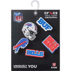 Women|Men|Jibbitz™ Charms NFL Buffalo Bills 5 Pack Jibbitz Shoe Charm | Crocs For sale
