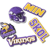 Women|Men|Jibbitz™ Charms NFL Minnesota Vikings 5 Pack Jibbitz Shoe Charm | Crocs Discount