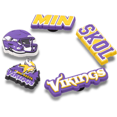 Women|Men|Jibbitz™ Charms NFL Minnesota Vikings 5 Pack Jibbitz Shoe Charm | Crocs Discount