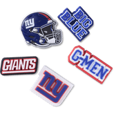 Women|Men|Jibbitz™ Charms NFL New York Giants 5 Pack Jibbitz Shoe Charm | Crocs Discount