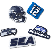 Women|Men|Jibbitz™ Charms NFL Seattle Seahawks 5 Pack Jibbitz Shoe Charm | Crocs Discount