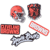 Women|Men|Jibbitz™ Charms NFL Cleveland Browns 5 Pack Jibbitz Shoe Charm | Crocs Discount