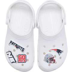 Women|Men|Jibbitz™ Charms NFL New England Patriots 5 Pack Jibbitz Shoe Charm | Crocs