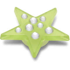 Women|Men Green Gem Star Jibbitz™ charms | Crocs Sale