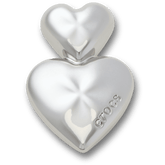 Women|Men Silver Double Heart Jibbitz™ charms | Crocs Discount