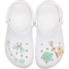 Women|Men|Jibbitz™ Charms Blue Dainty Floral 5 Pack Jibbitz™ charms | Crocs Near me