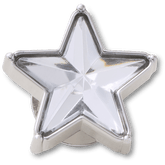 Women|Men Silver Gem Sparkle Star Jibbitz™ charms | Crocs