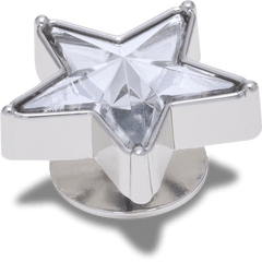 Women|Men Silver Gem Sparkle Star Jibbitz™ charms | Crocs