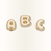 Women|Men|Jibbitz™ Charms Gold Bubble Letter A-Z Jibbitz™ charms | Crocs us