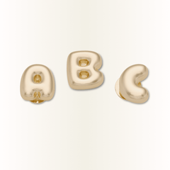 Women|Men|Jibbitz™ Charms Gold Bubble Letter A-Z Jibbitz™ charms | Crocs us