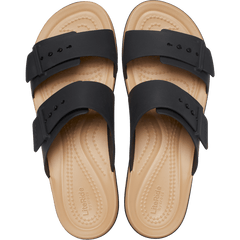 Women Brooklyn Buckle Matte Wrap Low Wedge | Crocs For sale