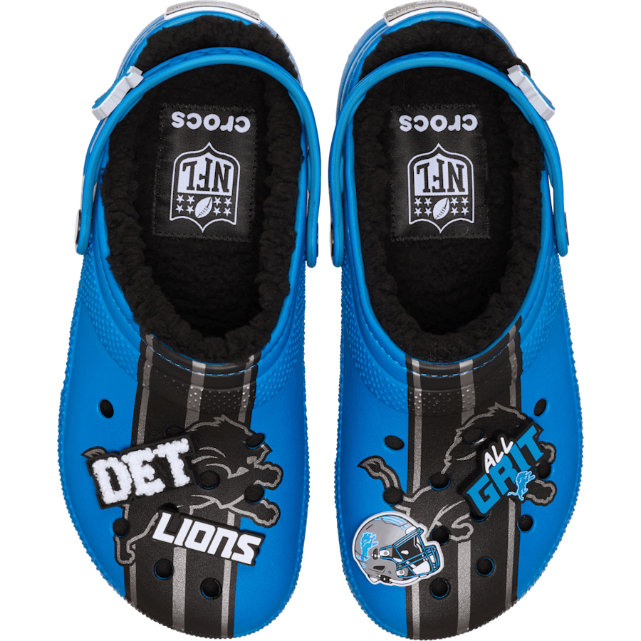 Women|Men NFL Detroit Lions Classic Lined Clog | Crocs Sale