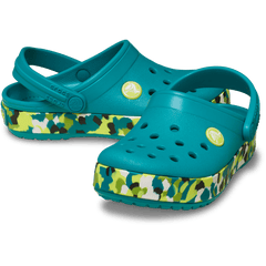 Kids Toddler Crocband Glow Confetti Band Clog | Crocs Sale