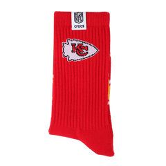 Men NFL Kansas City Chiefs Crocs Socks | Crocs Discount