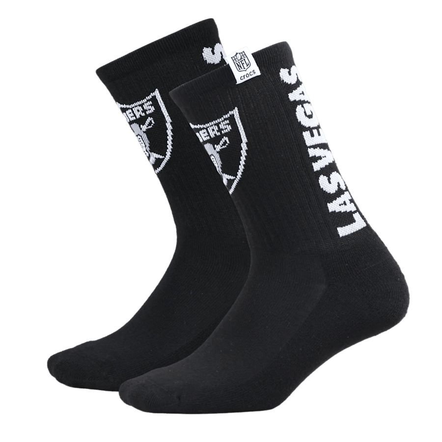 Men NFL Las Vegas Raiders Crocs Socks | Crocs Sale