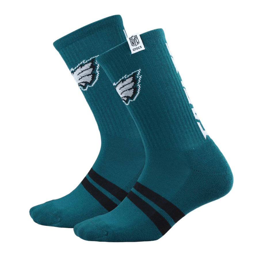 Men NFL Philadelphia Eagles Crocs Socks | Crocs Sale
