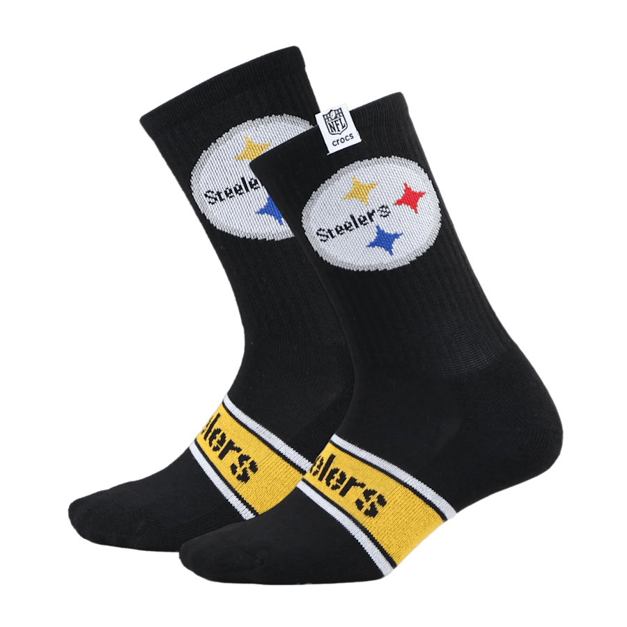Men NFL Pittsburgh Steelers Crocs Socks | Crocs For sale