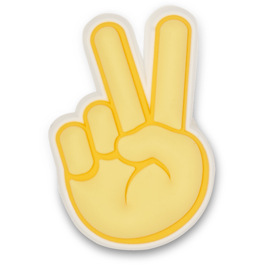 Women|Men|Jibbitz™ Charms Peace Hand Sign Jibbitz Shoe Charm | Crocs Near me