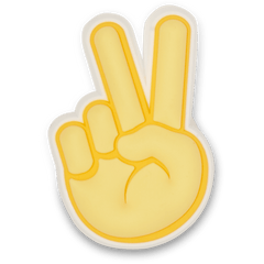 Women|Men|Jibbitz™ Charms Peace Hand Sign Jibbitz Shoe Charm | Crocs Near me