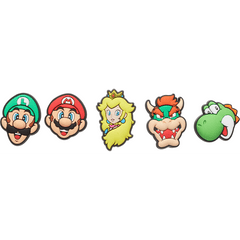 Women|Men|Kids|Jibbitz™ Charms Super Mario™ 5-Pack Jibbitz Shoe Charm | Crocs Online