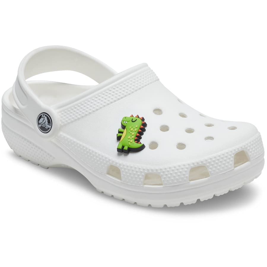 Women|Men|Jibbitz™ Charms Green Dino Jibbitz Shoe Charm | Crocs Near me