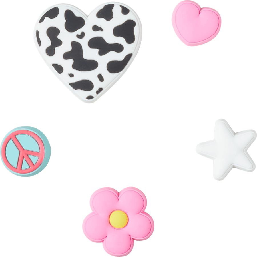 Women|Men|Jibbitz™ Charms Girly Icon 5 Pack Jibbitz™ charms | Crocs On sale