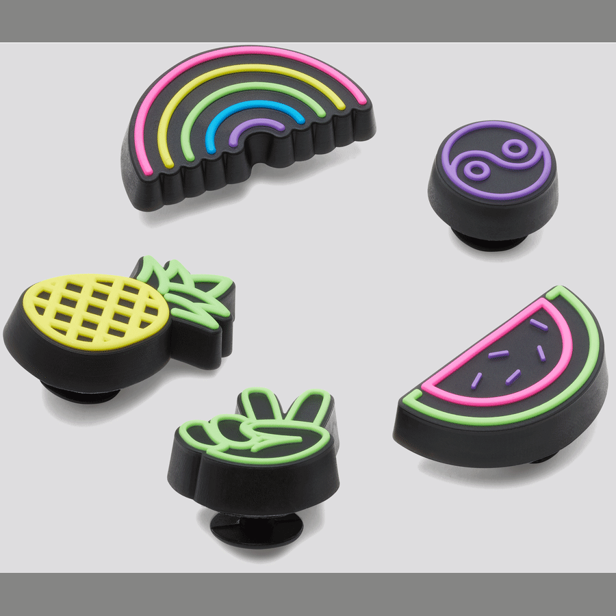 Women|Men|Jibbitz™ Charms Lights Up Fun 5 Pack Jibbitz Shoe Charm | Crocs Outlet