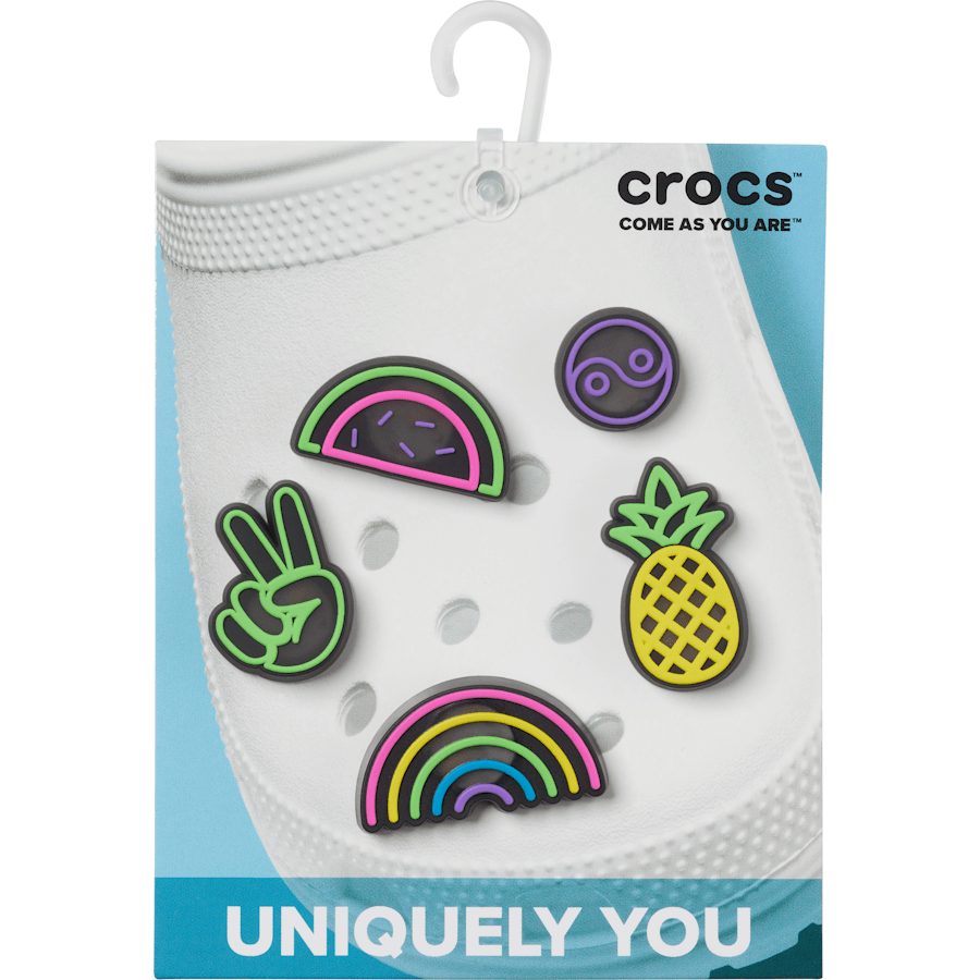 Women|Men|Jibbitz™ Charms Lights Up Fun 5 Pack Jibbitz Shoe Charm | Crocs Outlet