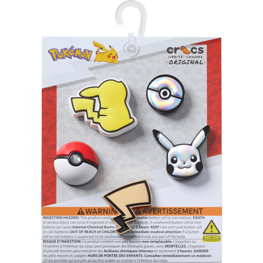 Women|Men|Kids|Jibbitz™ Charms Elevated Pokemon 5 Pack Jibbitz Shoe Charm | Crocs us