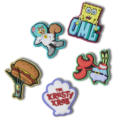 Women|Men|Kids|Jibbitz™ Charms SpongeBob 5 Pack Jibbitz™ charms | Crocs Outlet