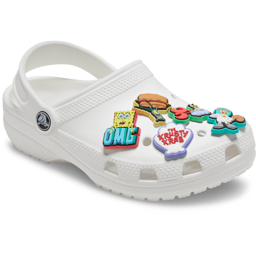 Women|Men|Kids|Jibbitz™ Charms SpongeBob 5 Pack Jibbitz™ charms | Crocs Outlet