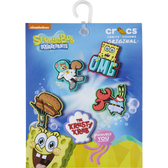 Women|Men|Kids|Jibbitz™ Charms SpongeBob 5 Pack Jibbitz™ charms | Crocs Outlet