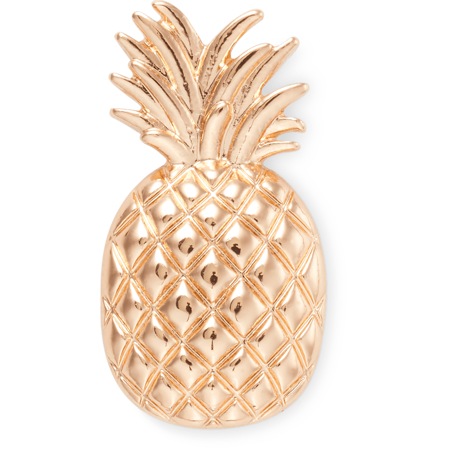 Women|Men|Jibbitz™ Charms Gold Pineapple Jibbitz Shoe Charm | Crocs Sale