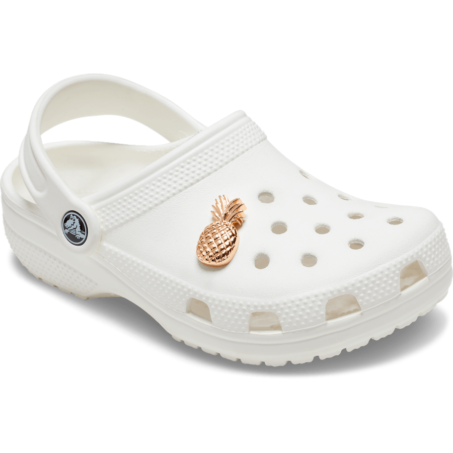 Women|Men|Jibbitz™ Charms Gold Pineapple Jibbitz Shoe Charm | Crocs Sale