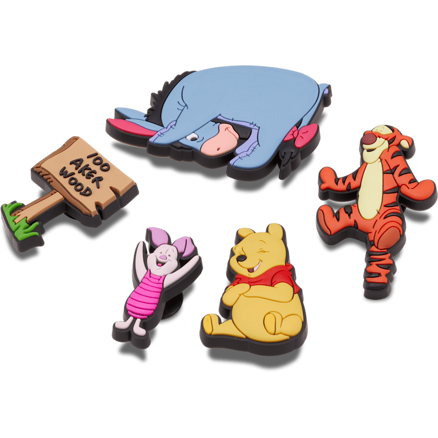 Women|Men|Kids|Jibbitz™ Charms Winnie The Pooh 5 Pack Jibbitz™ charms | Crocs Outlet